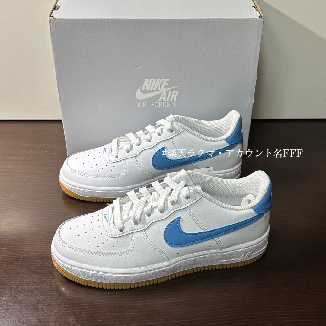 NIKE - 【新品23.5cm】NIKE｜エアフォース1GS｜ホワイト/ブルー