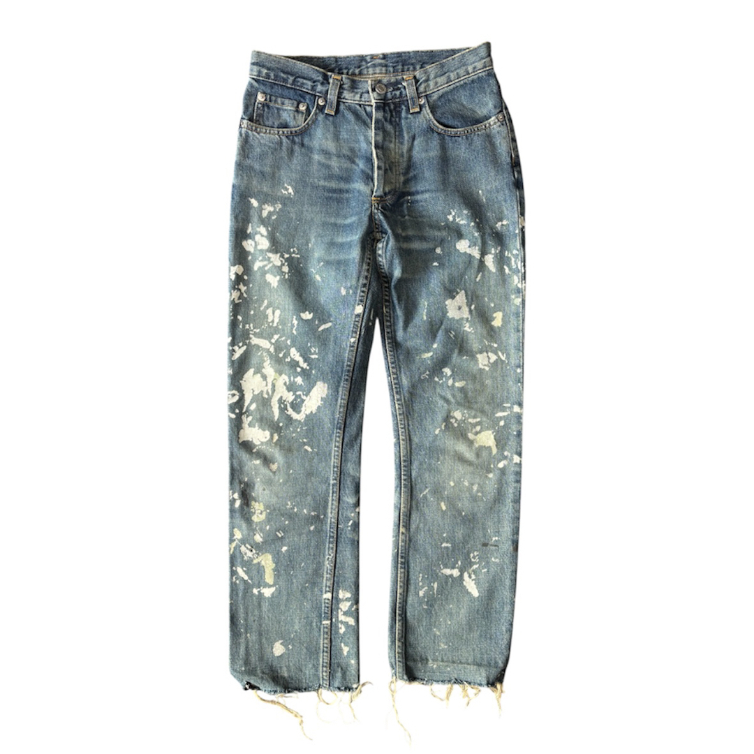 HELMUT LANG - HELMUT LANG 1998 本人期 ペンキ デニムパンツの通販 by