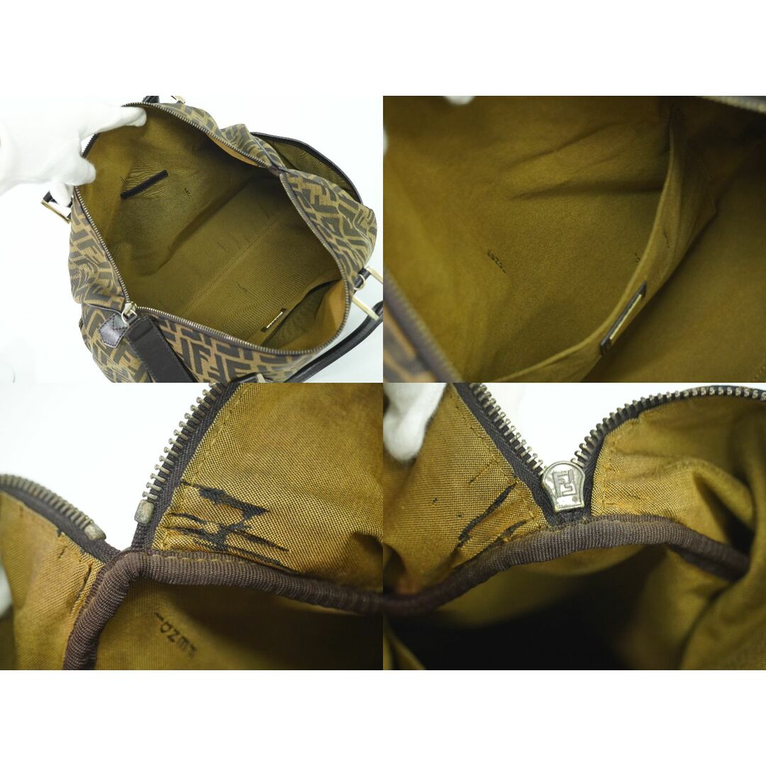 FENDI - 本物 フェンディ FENDI ズッカ ミニ ボストンバッグ