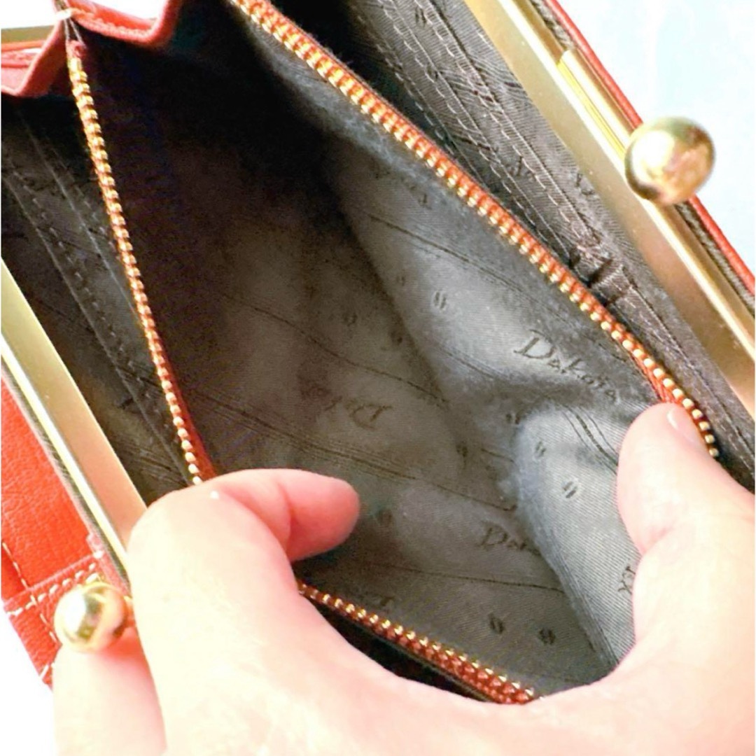 Dakota - 【新品】DAKOTA ダコタ モデルノ がま口長財布 コーラル