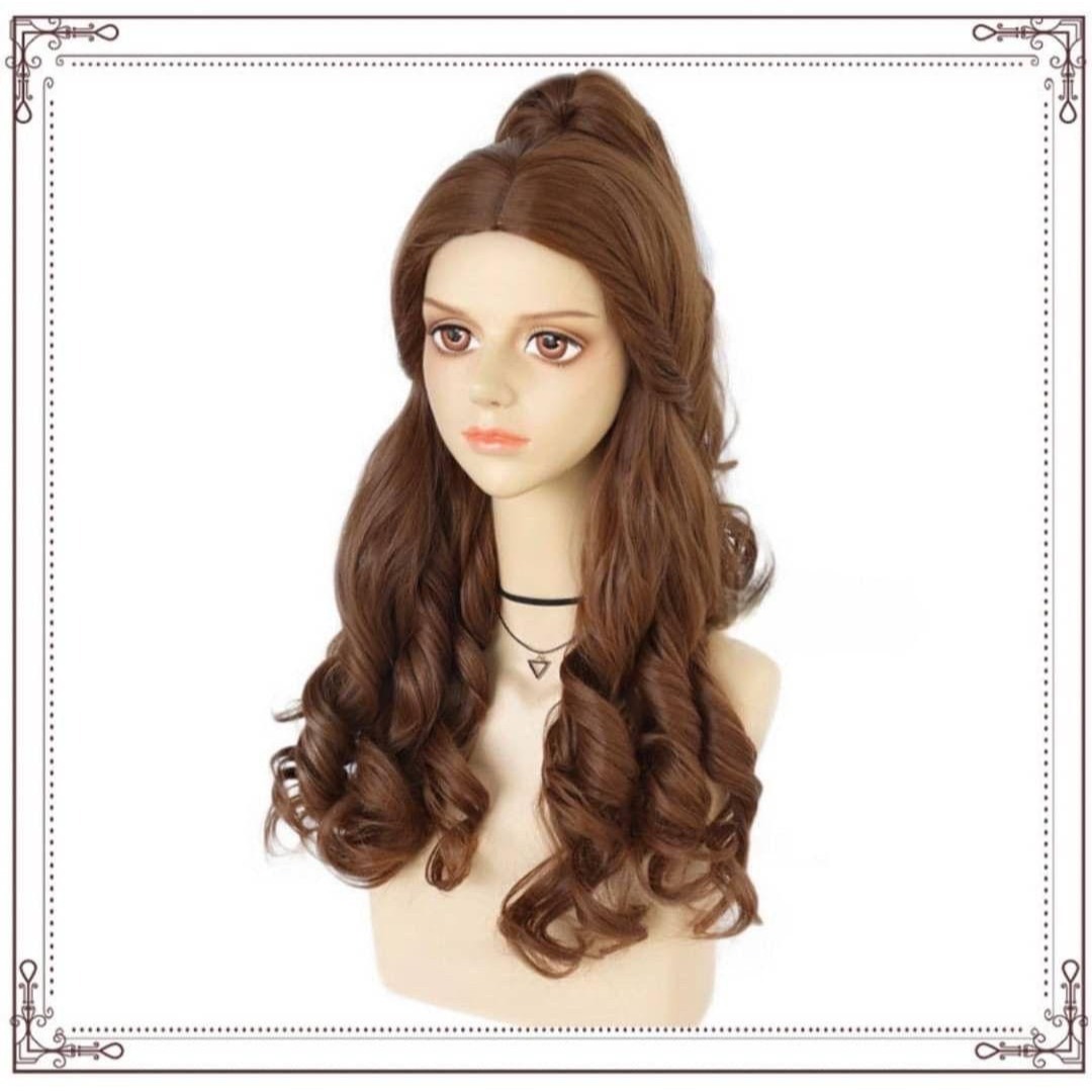 限定】ハロウィン ベル フルウィッグ 美女と野獣 ディズニー コスプレ