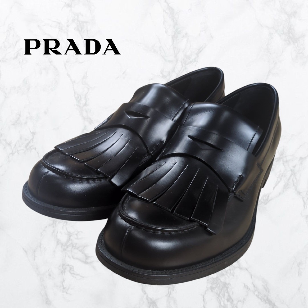 PRADA - 【未使用】PRADA フリンジ タッセル ペニーローファーの通販
