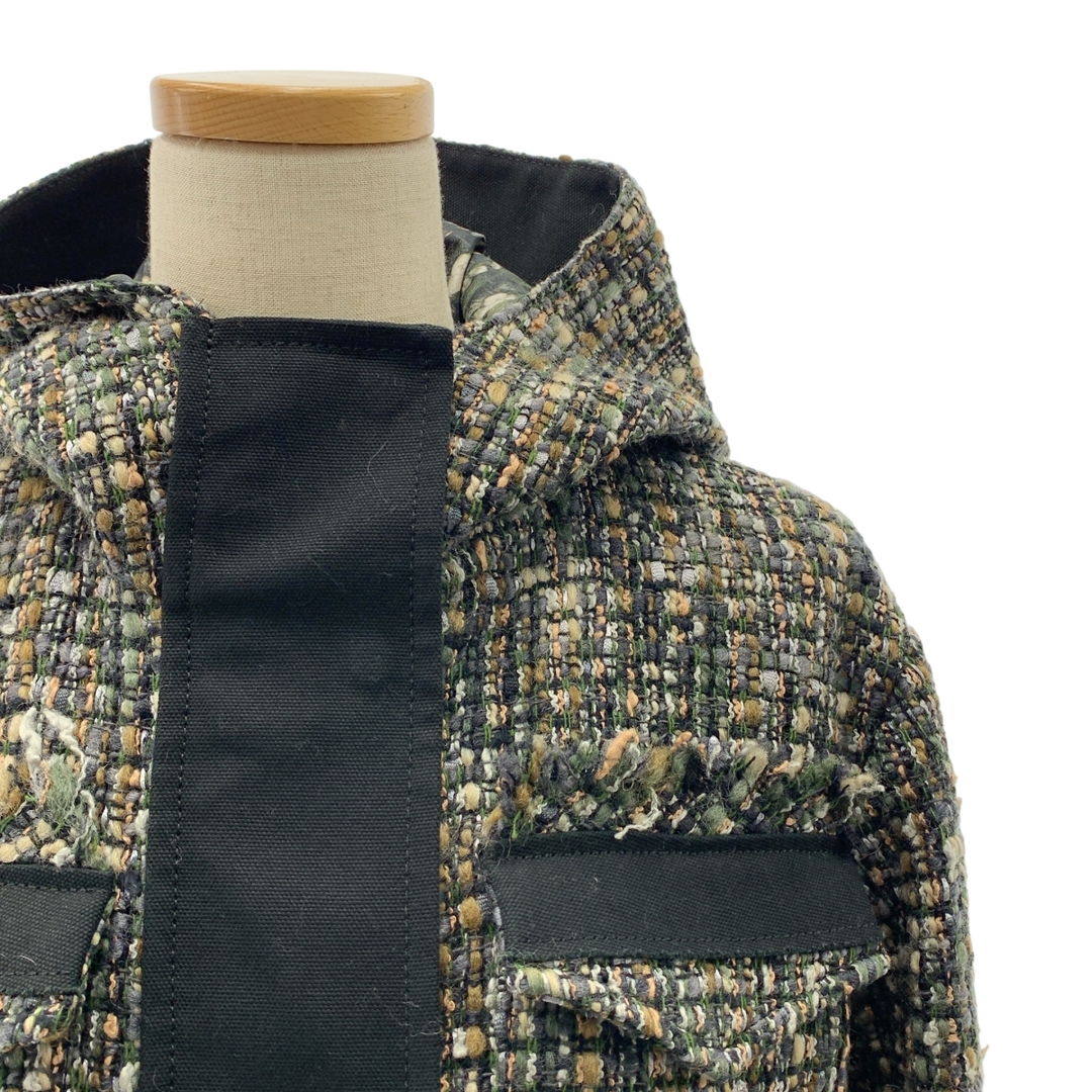 sacai - 【美品】 sacai / サカイ | Tweed Coat / ツイード プリーツ