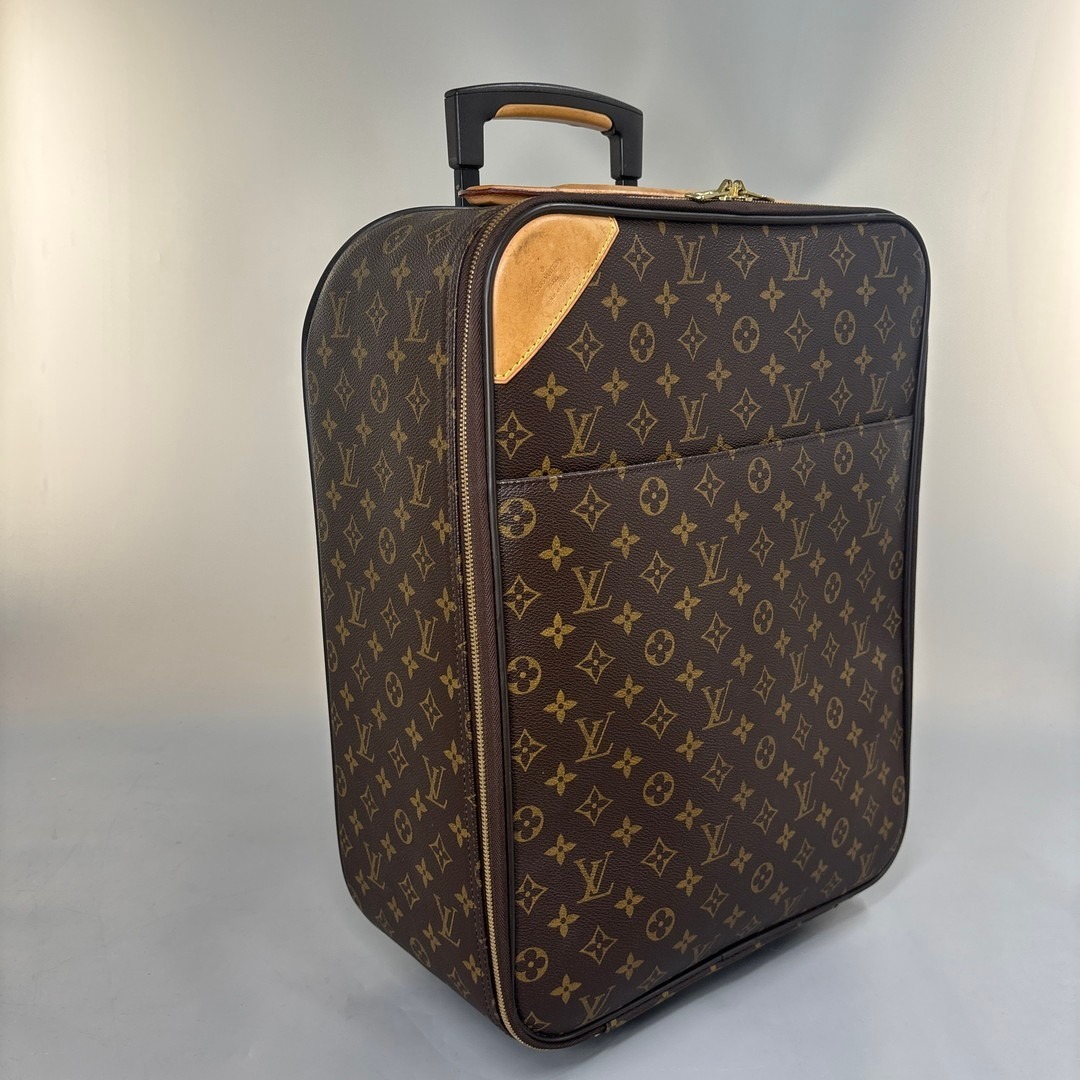 LOUIS VUITTON - 極美品 ルイヴィトン ぺガス45 モノグラム キャリー