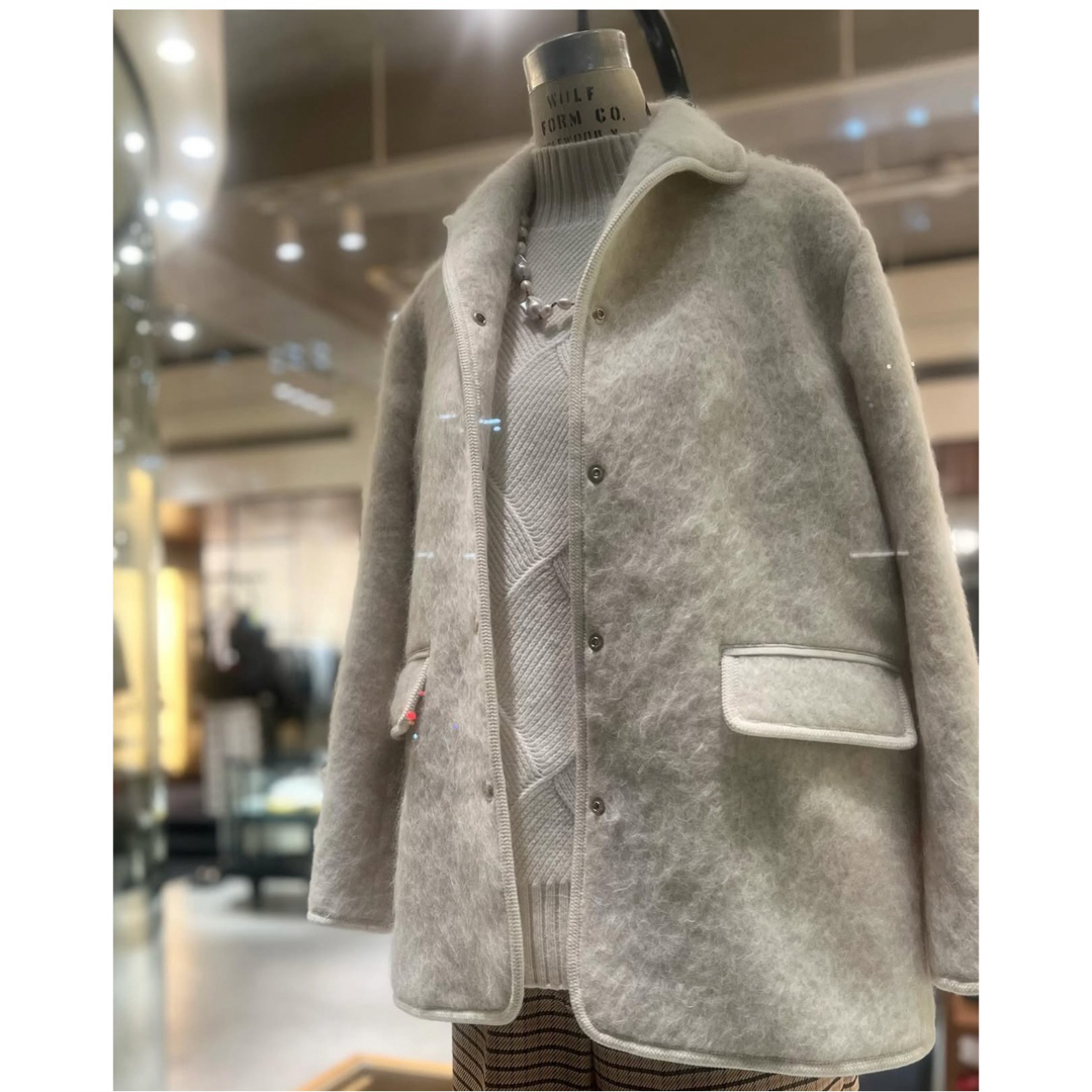 Drawer - DRAWER ウールアルパカシャギーコート 36の通販 by ＊＊yal