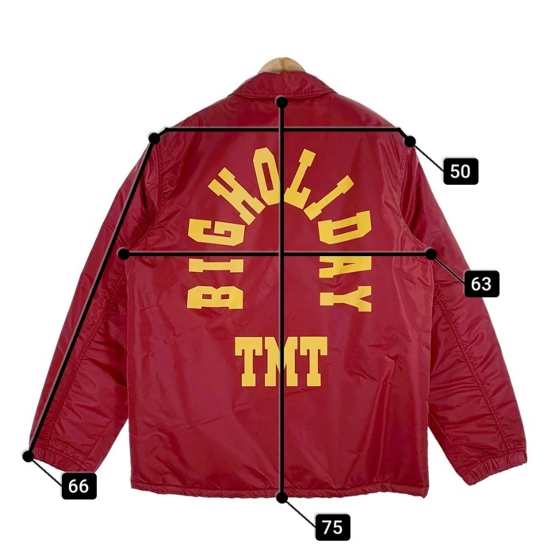 TMT - TMT ティーエムティー BIG LOGO NYLON BOA JACKET ビッグロゴ