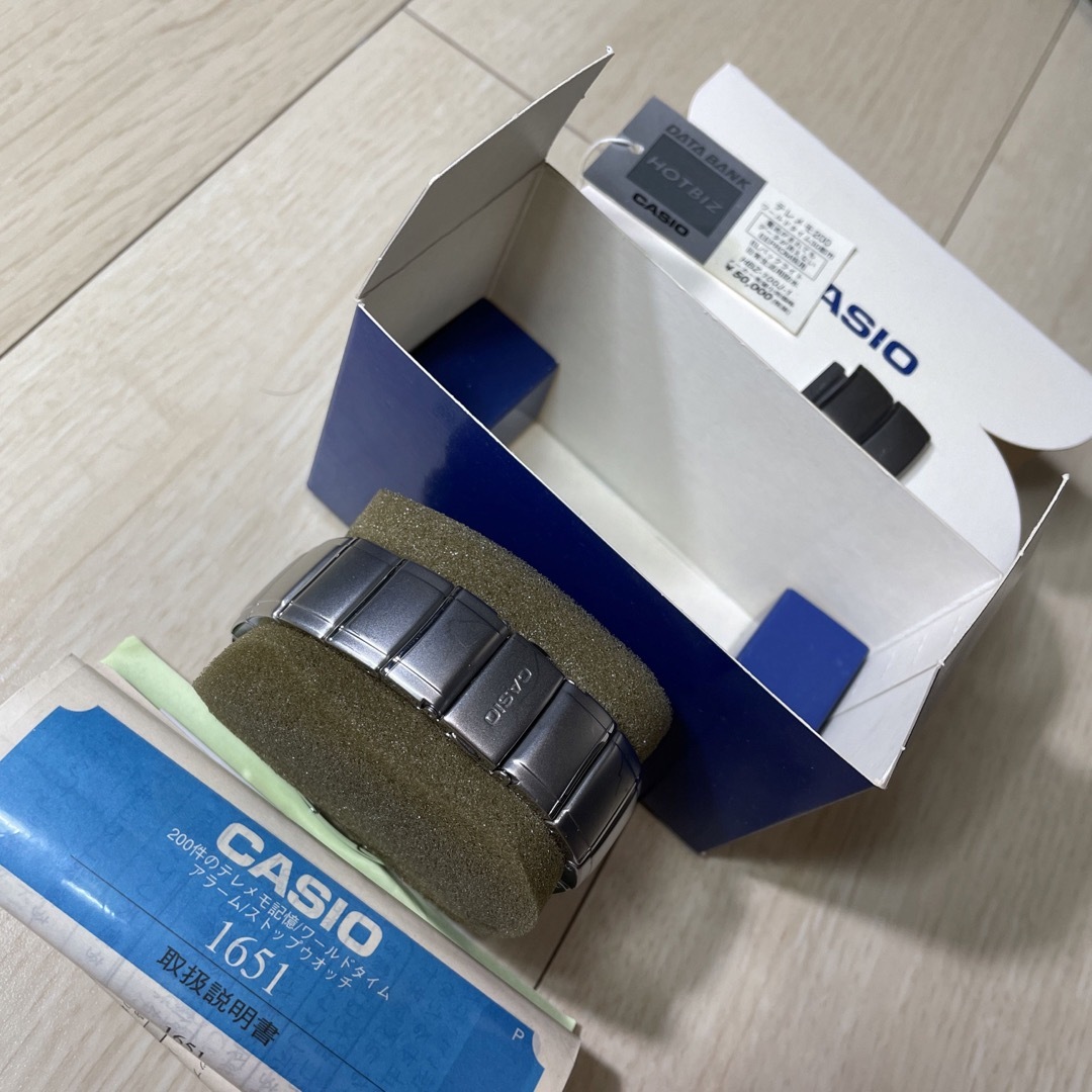 CASIO - CASIO DATA BANK HOTBIZ テレメモ200 腕時計の通販 by strum's