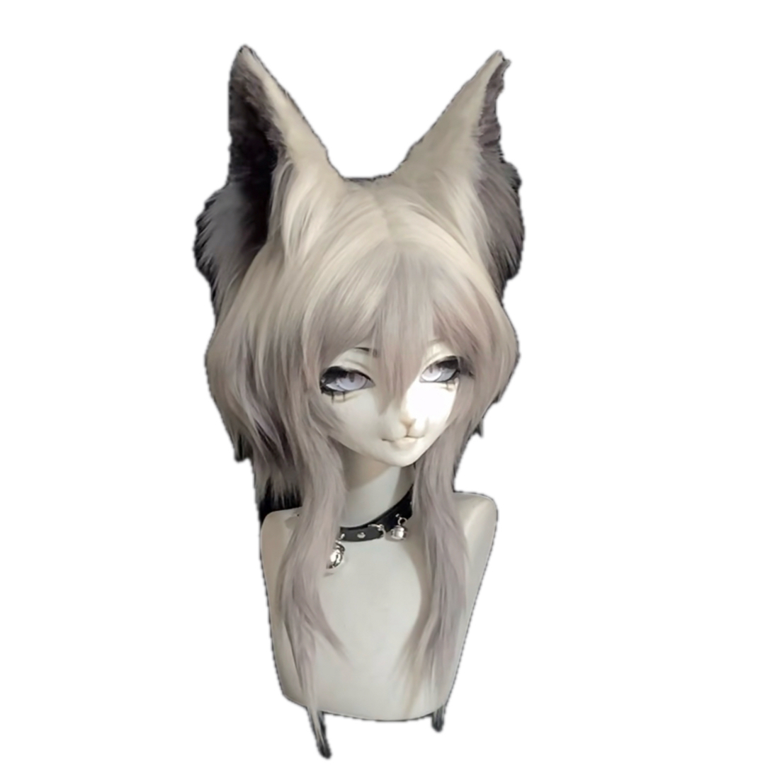 ケモノ 着ぐるみ コスプレ ファーマスク の通販 by ナル｜ラクマ