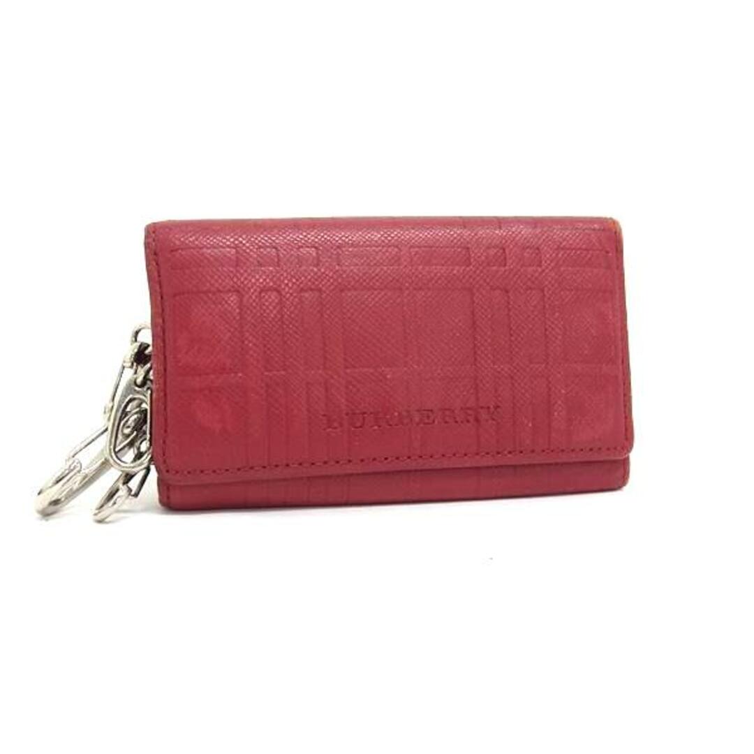 BURBERRY - BURBERRY バーバリー レザー 4連 キーケース 鍵入れ メンズ