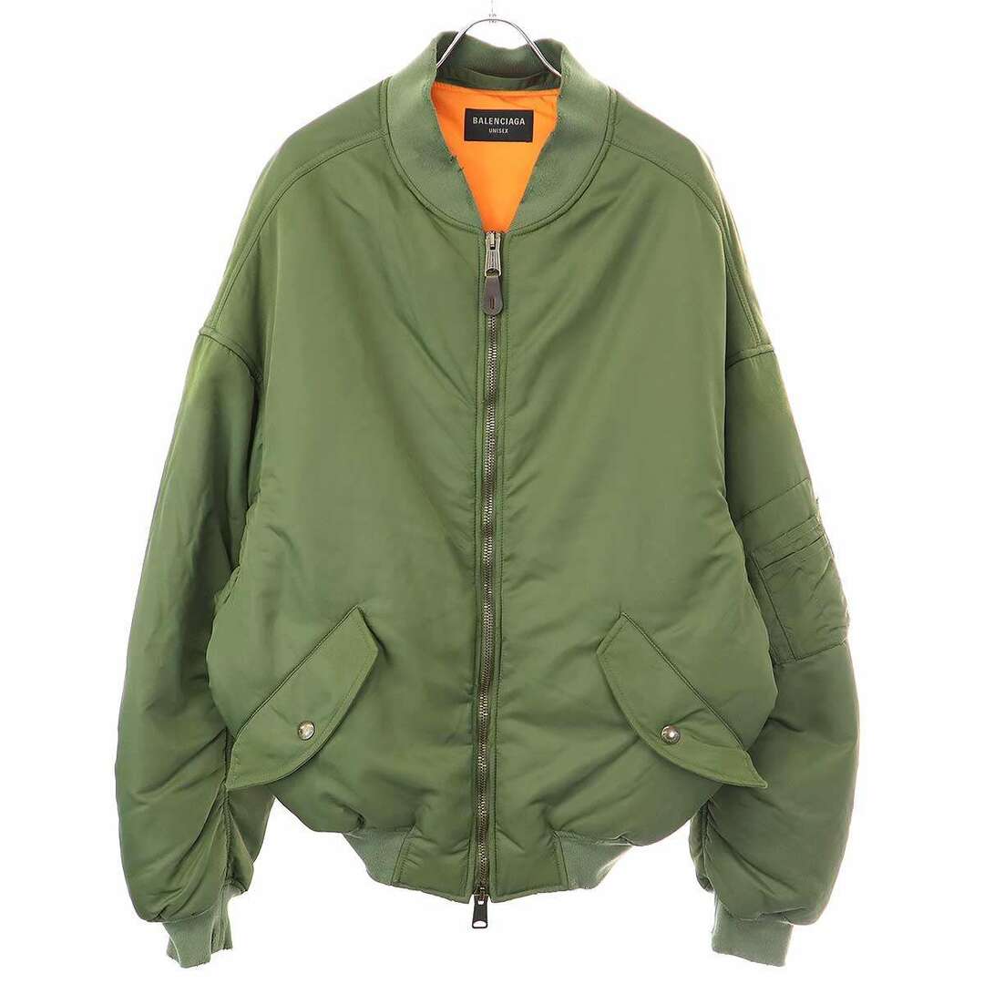BALENCIAGA - BALENCIAGA バレンシアガ Off Shoulder Bomber Jacket