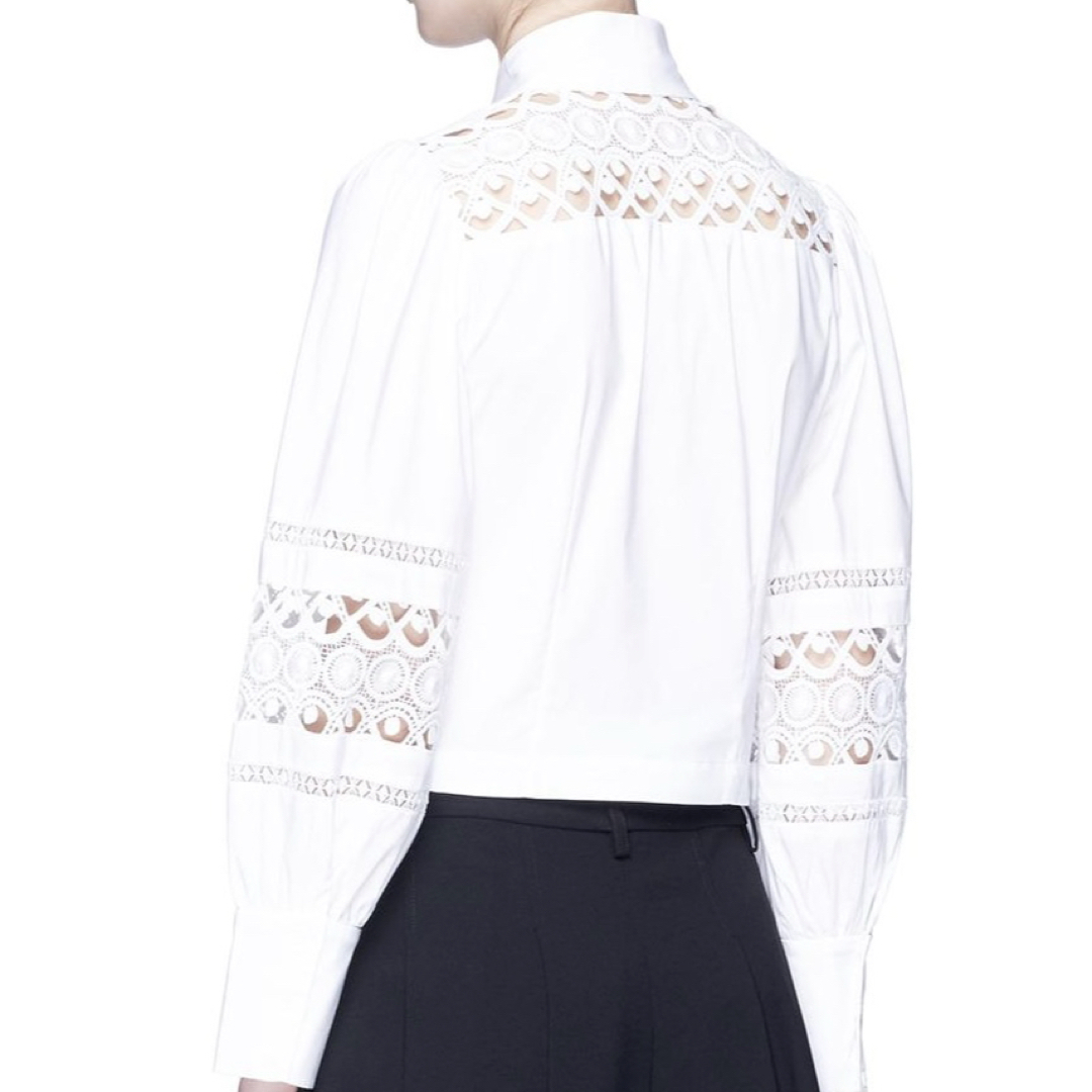 Alice+Olivia - 新品 alice+olivia アイレット刺繍レース×ボウタイ