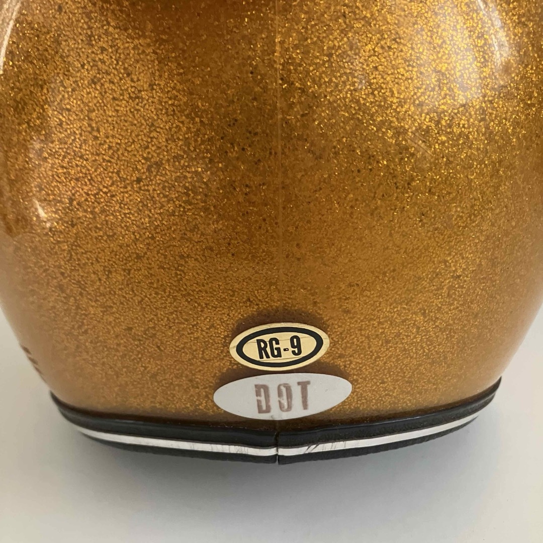 GRANT RG-9☆ゴールド Lサイズ ラメ ビンテージヘルメット 80年代 の