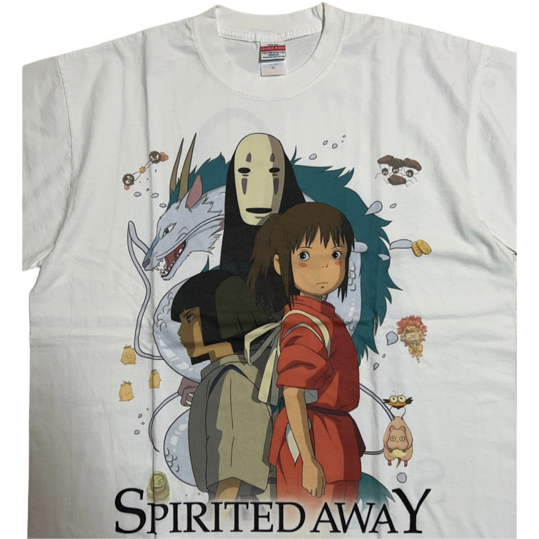 ジブリ - 希少 00s〜 千と千尋の神隠し アニメt ホワイト XL