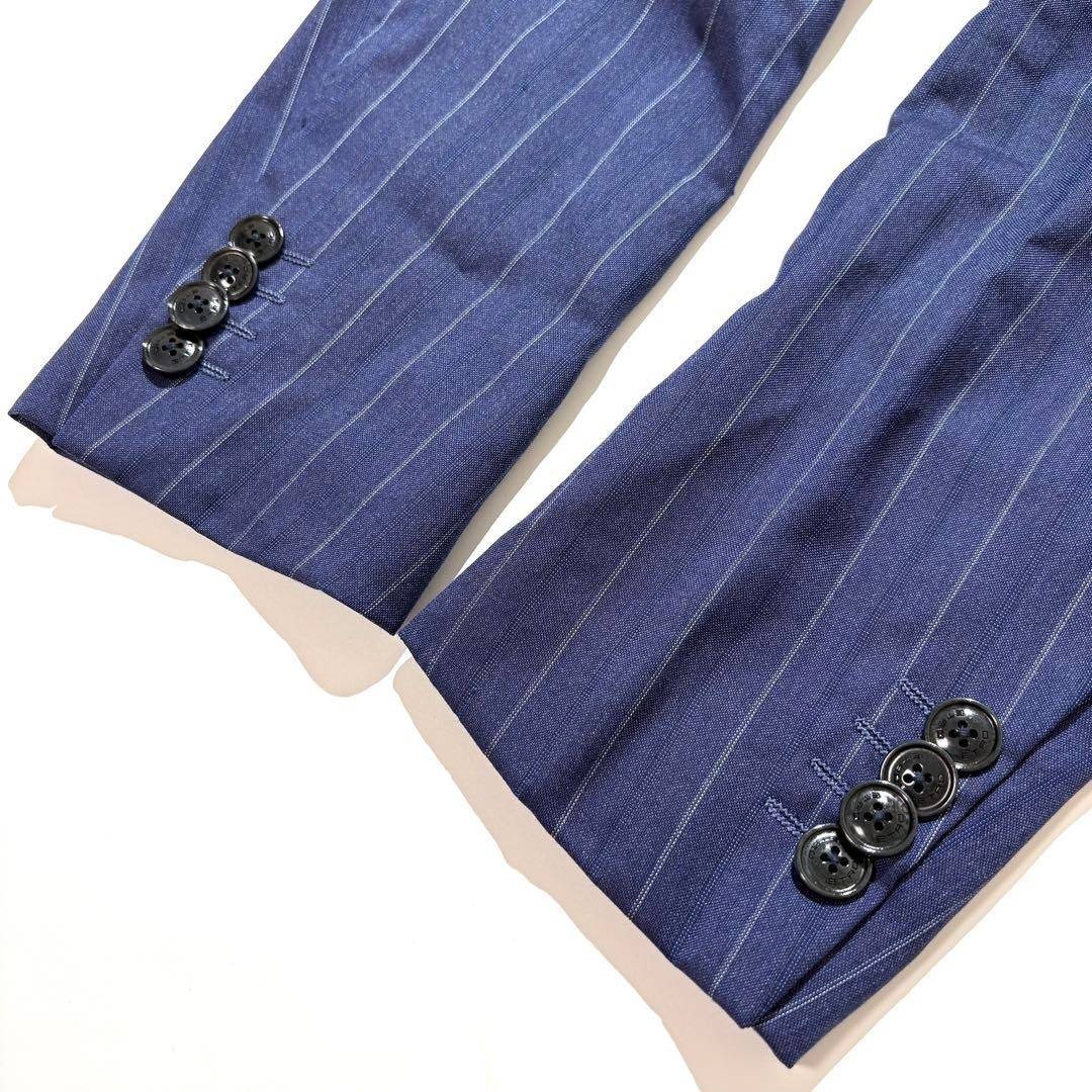 ETRO - 【未使用級】ETRO スーツ セットアップ ブルー ストライプ