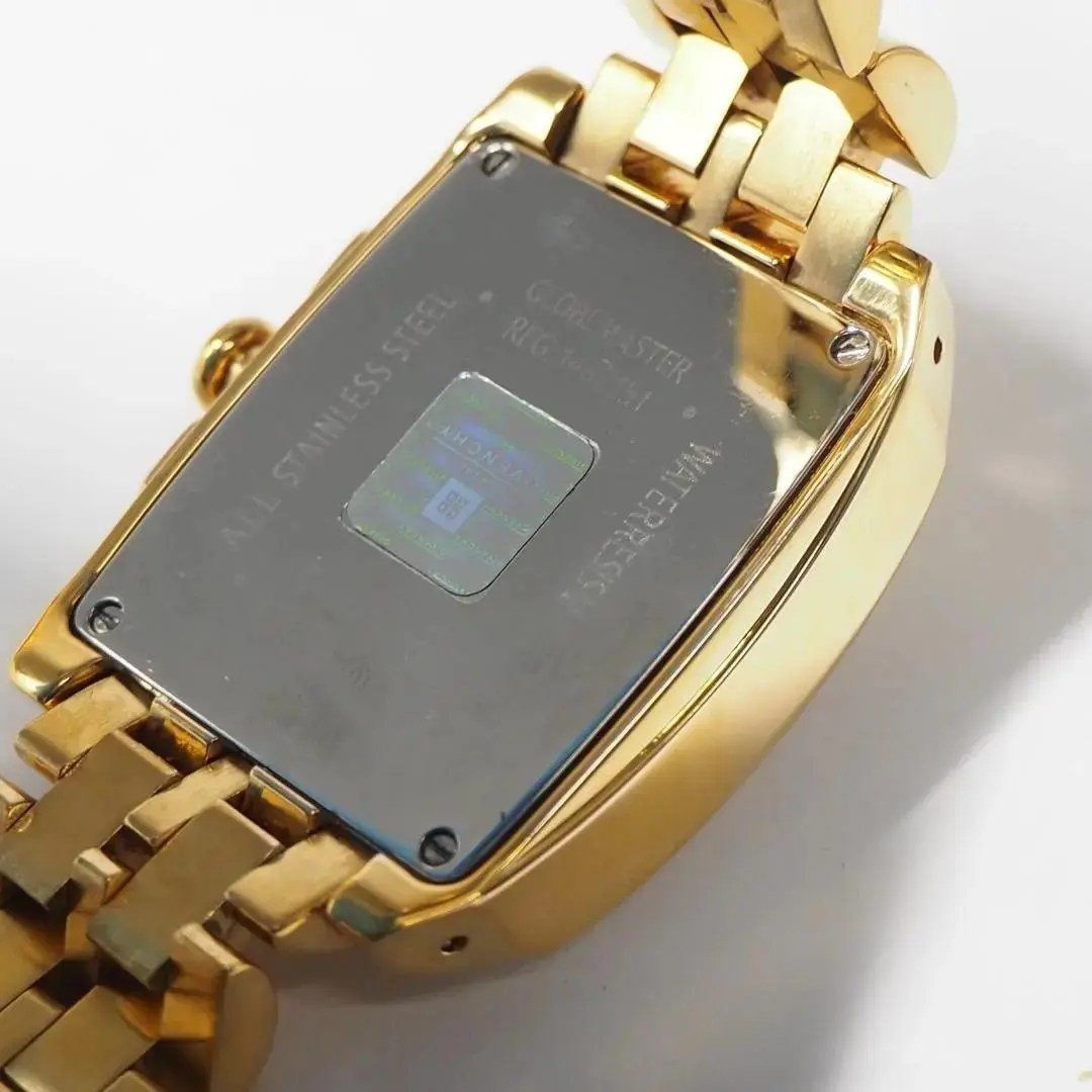 GIVENCHY - 美品 ジバンシイ GIVENCHY クロノグラフ 腕時計 ゴールド