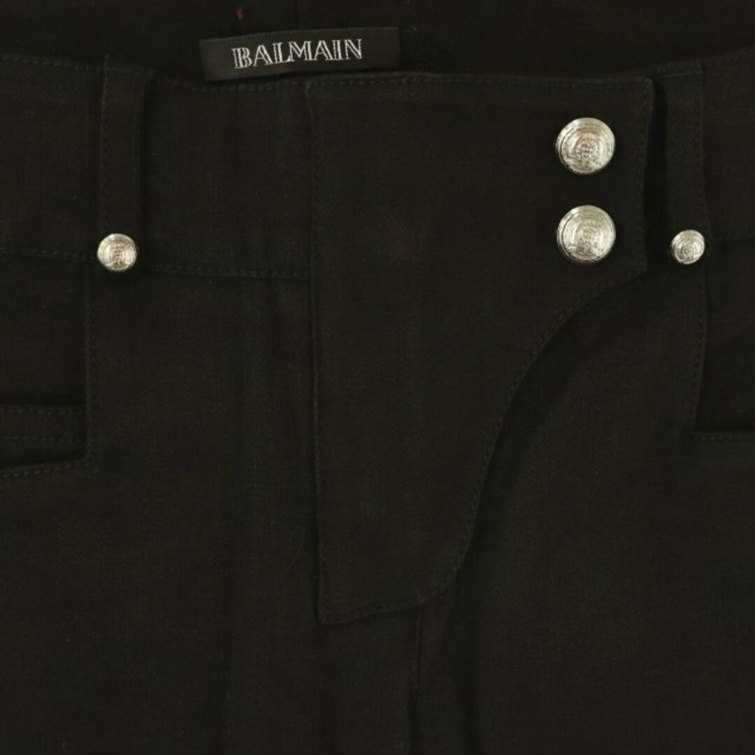 BALMAIN - バルマン BALMAIN バイカーパンツ デニム スキニー 34