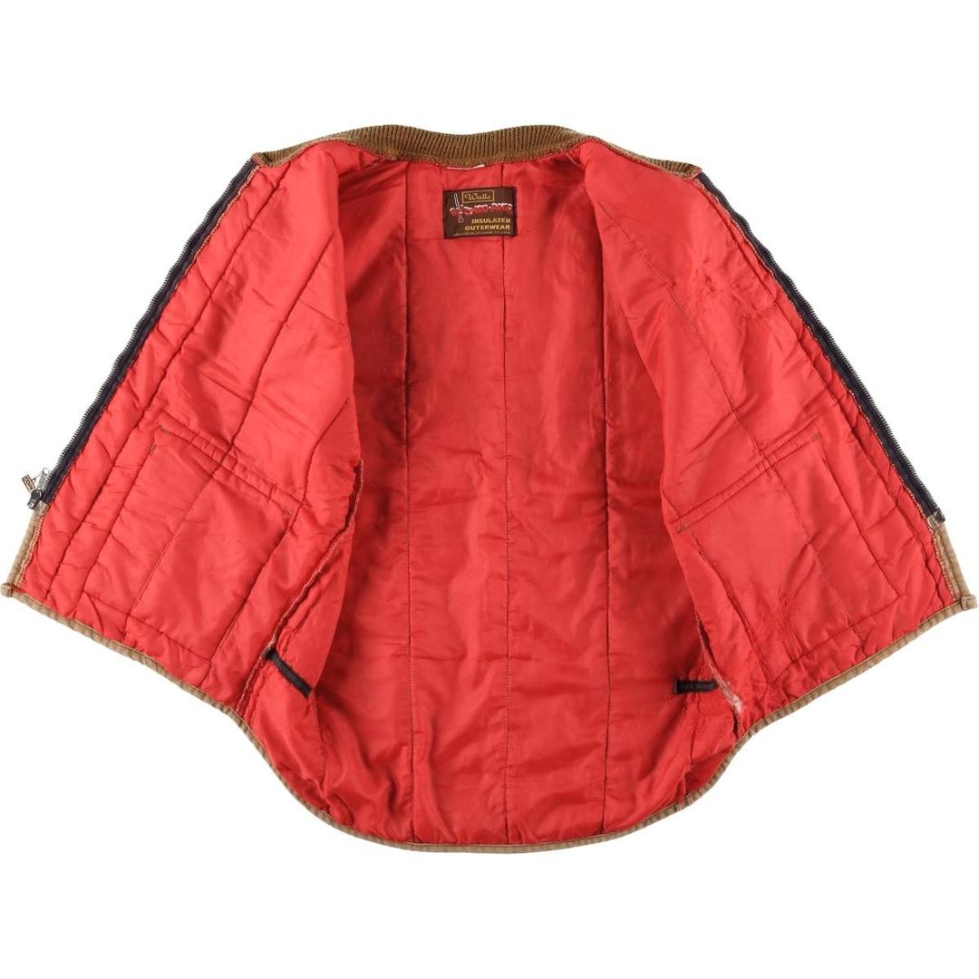 古着 80年代 WALLS BLIZZARD-PRUF 中綿入り ダックベスト メンズL相当