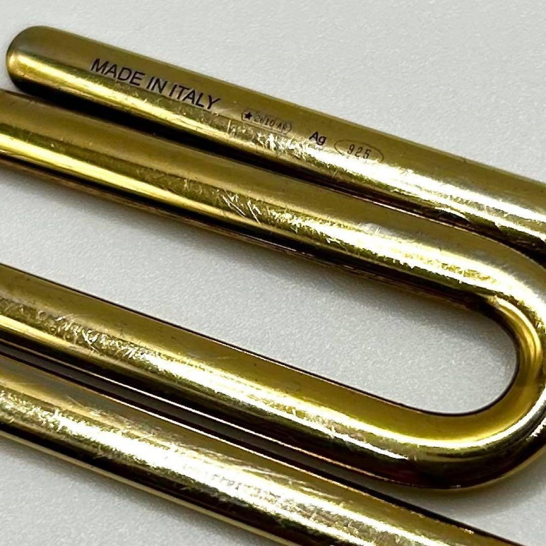 PRADA - PRADA silver925 ゴールド色 マネークリップの通販 by は