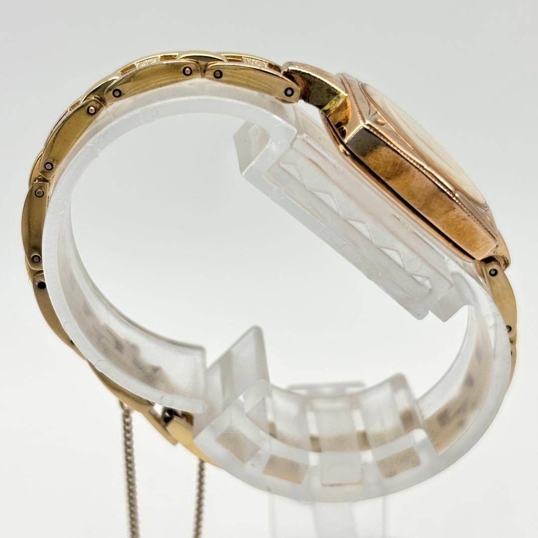 agete - 【希少】agete アガット 腕時計 ラウンド スクエア ゴールド