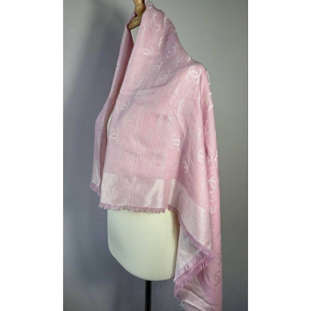 CHANEL - chanel シャネル ストール グラデーション ピンク ココマーク