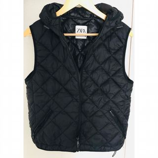 ZARA - ロングパフベスト ダウンベストの通販 by m's shop｜ザラならラクマ