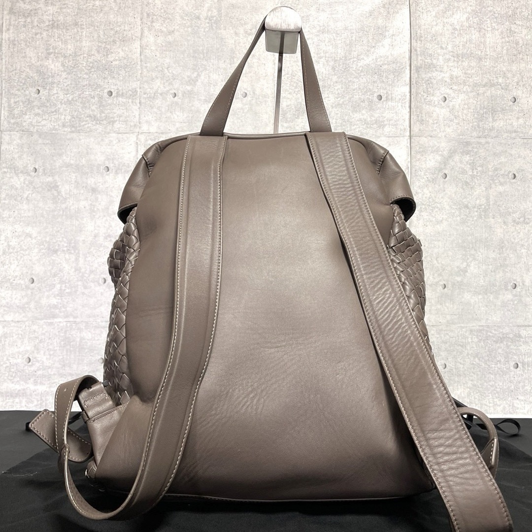 FALORNI - 【美品】FALORNI イントレチャート グレージュ ラムレザー