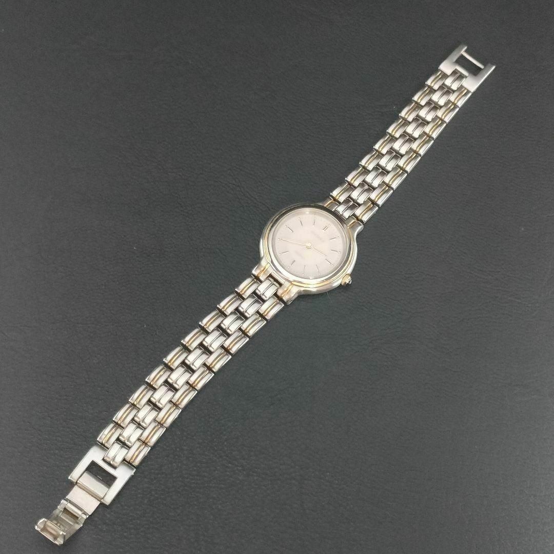 SEIKO - 良品 SEIKO セイコー エクセリーヌ ホワイト ゴールド