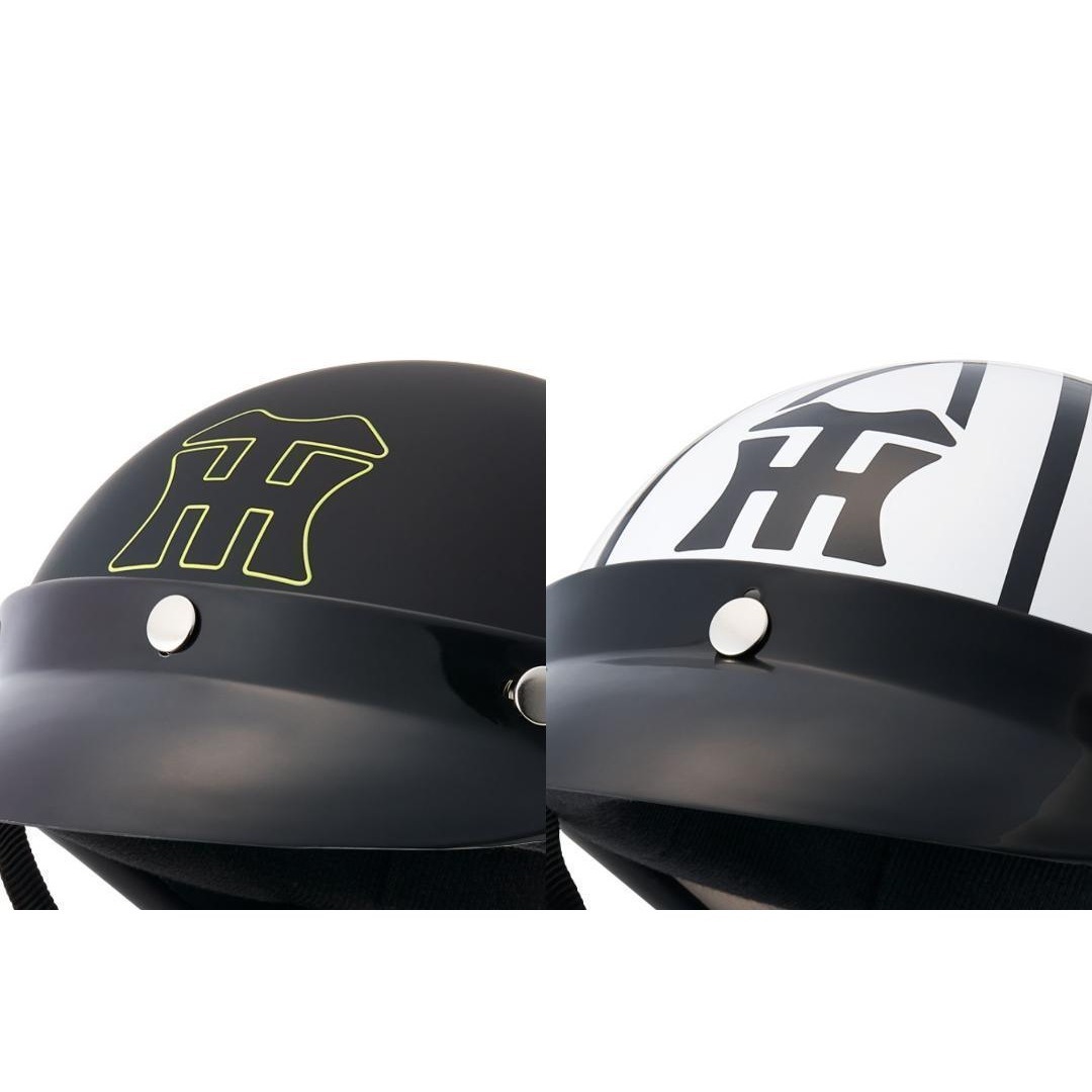 阪神タイガースハーフヘルメット HTH001（マットブラック）125cc以下