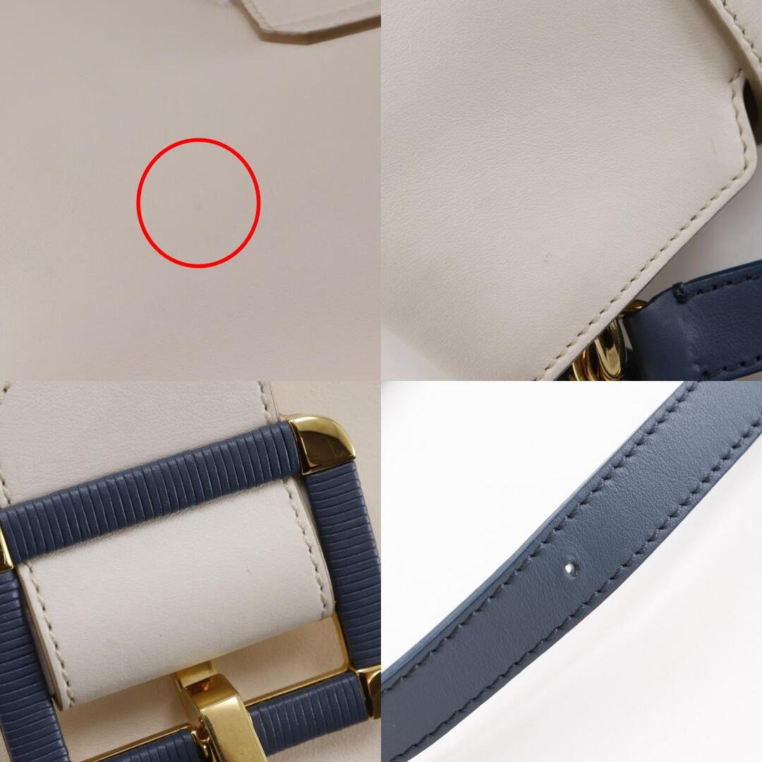 Bally - 【BALLY】バリー ジャネッレ JORAH 2WAYショルダー レザー 白