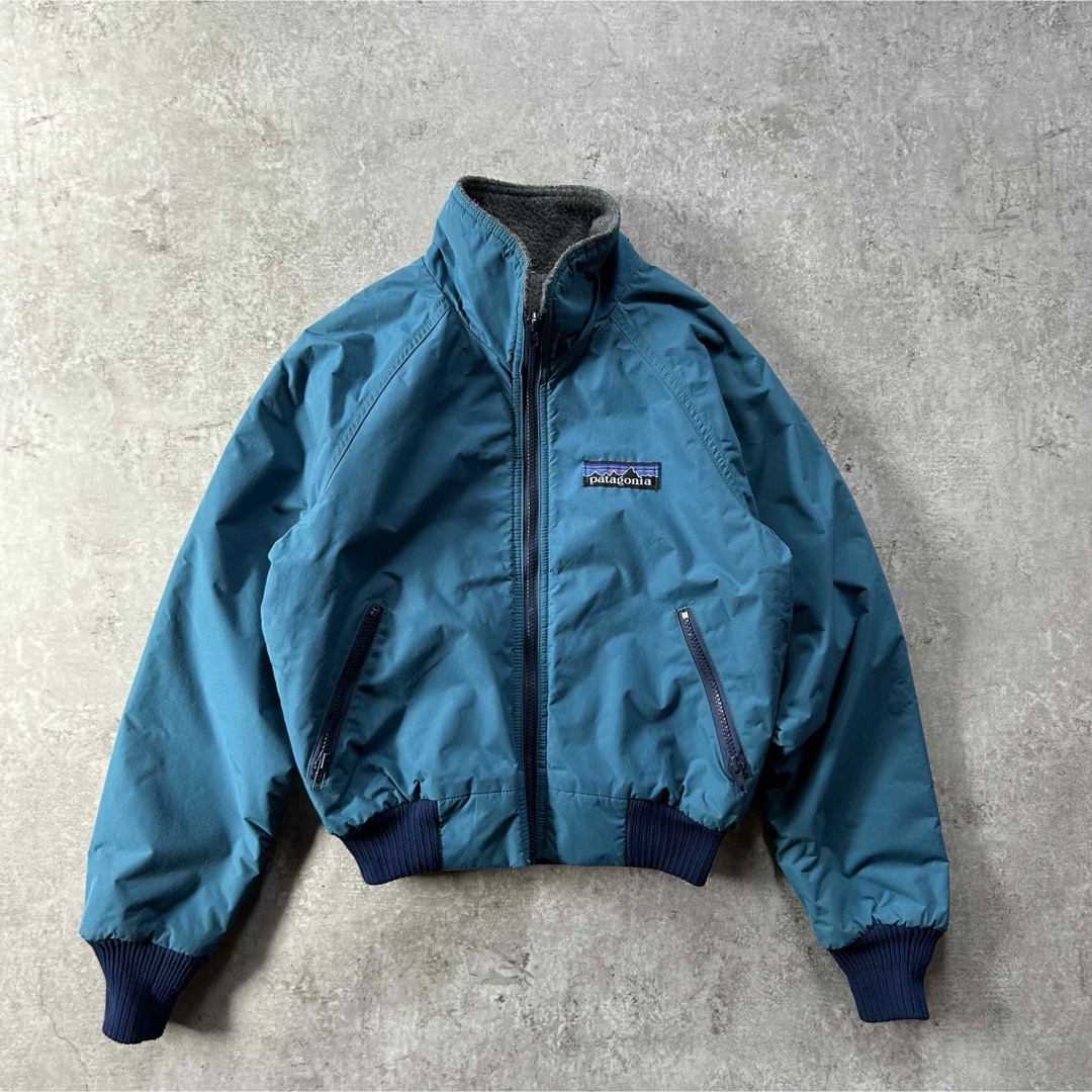 patagonia - 80s パタゴニア シェルドチンチラジャケット デカタグ