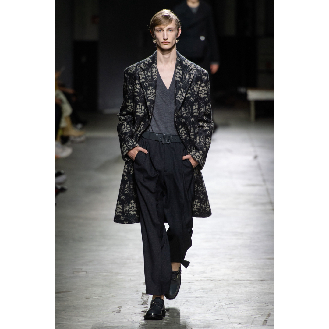 DRIES VAN NOTEN - Dries Van Noten 19aw 総柄 チェスターコート 44