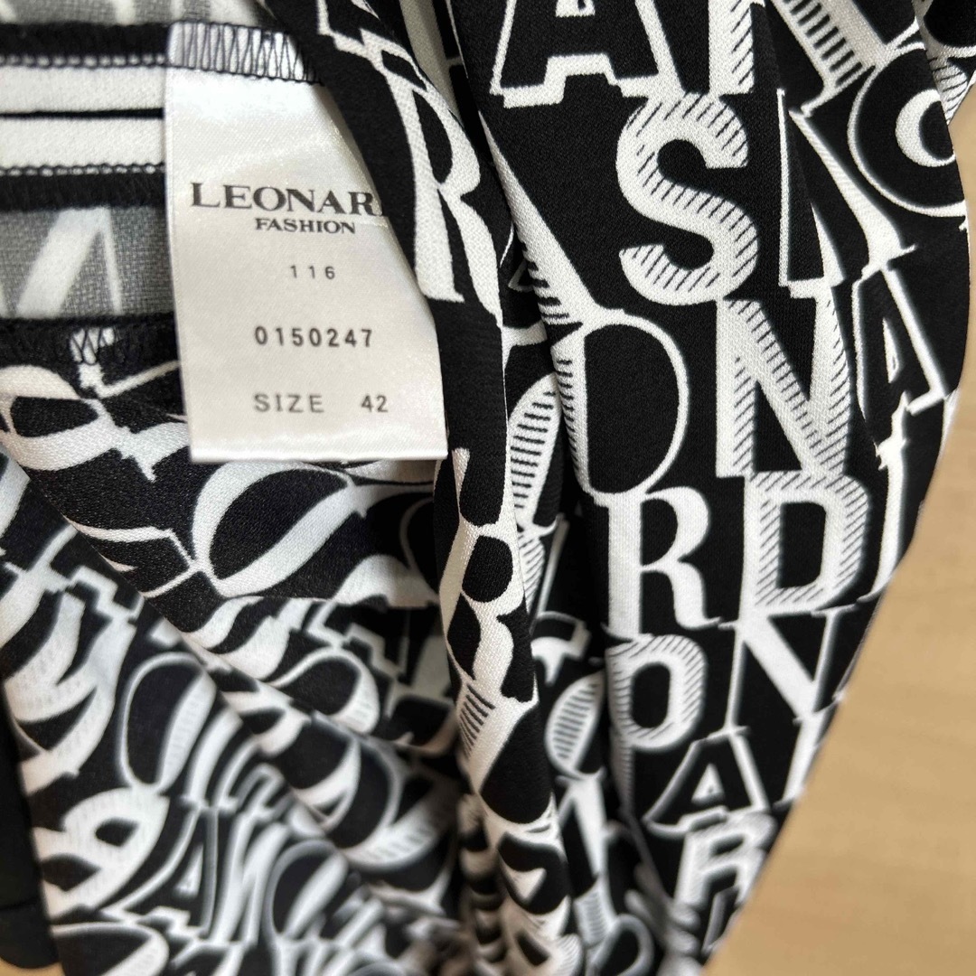 LEONARD - レオナール ワンピース 42サイズの通販 by 🍒MOMO'S SHOP