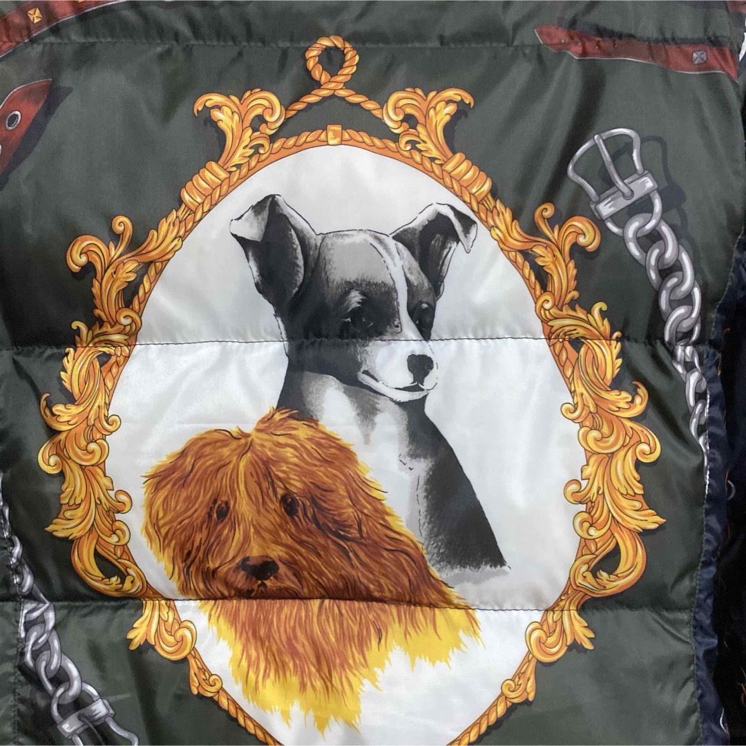 MOSCHINO - ラブモスキーノ ワンちゃん柄ダウンジャケット(実家保管品