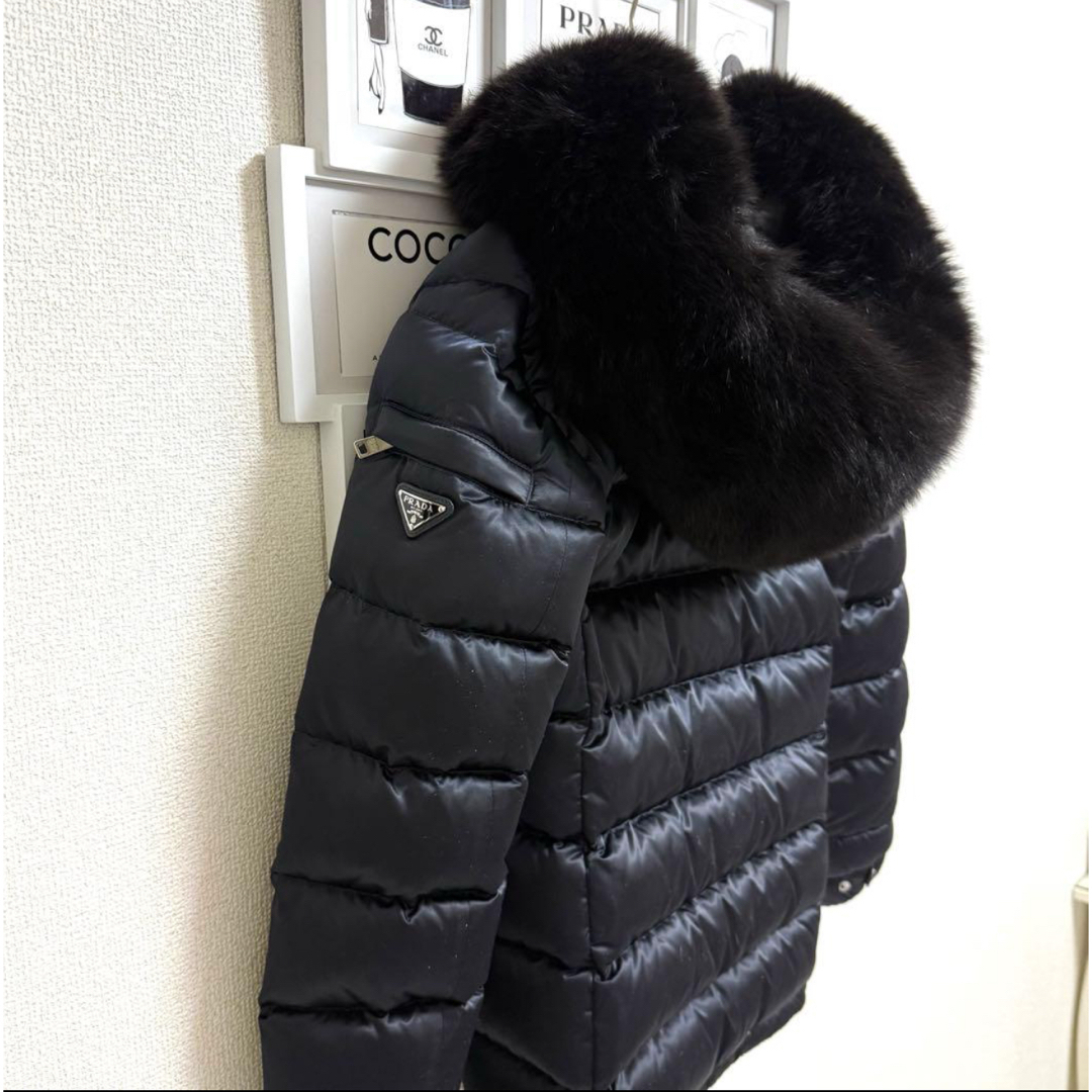 PRADA - PRADA プラダ ダウンジャケット ファーダウン ダウンコートの