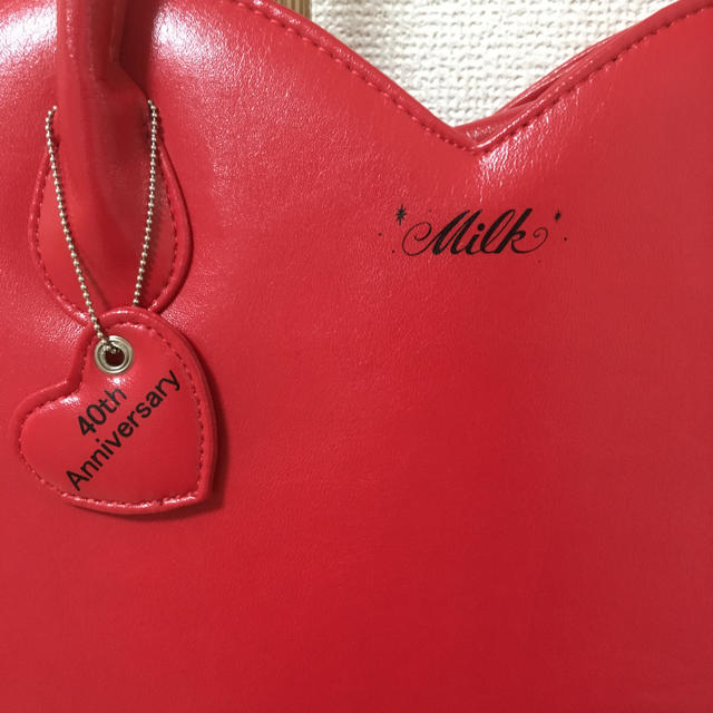 MILK - MILK♡40thハートバッグ 赤の通販 by ♡｜ミルクならラクマ