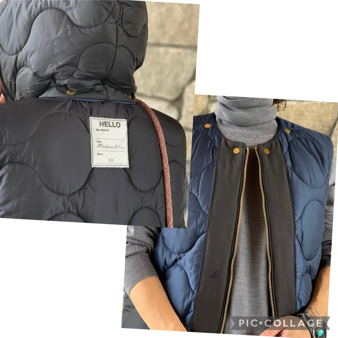 MADISONBLUE - マディソンブルーMADISONBLUEキルティングジレ