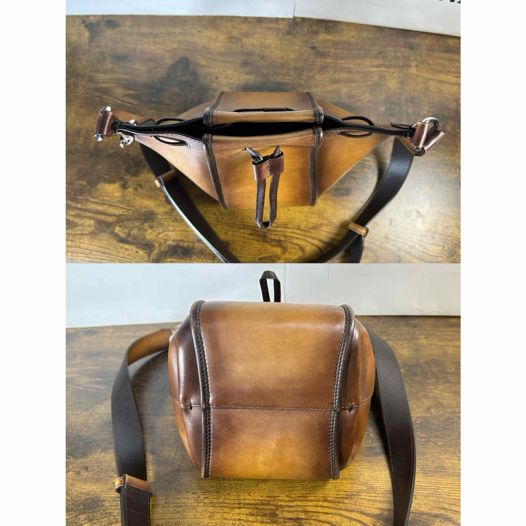 ほぼ新品 特注約50万円 限定 Berluti ナムソス メッセンジャーバッグ