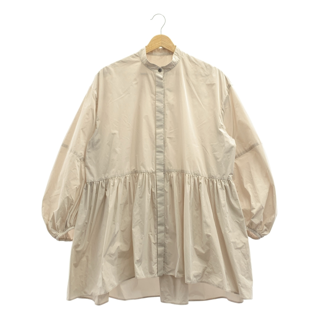 LE PHIL / ルフィル | ライトタフタギャザー ボリューム シャツ