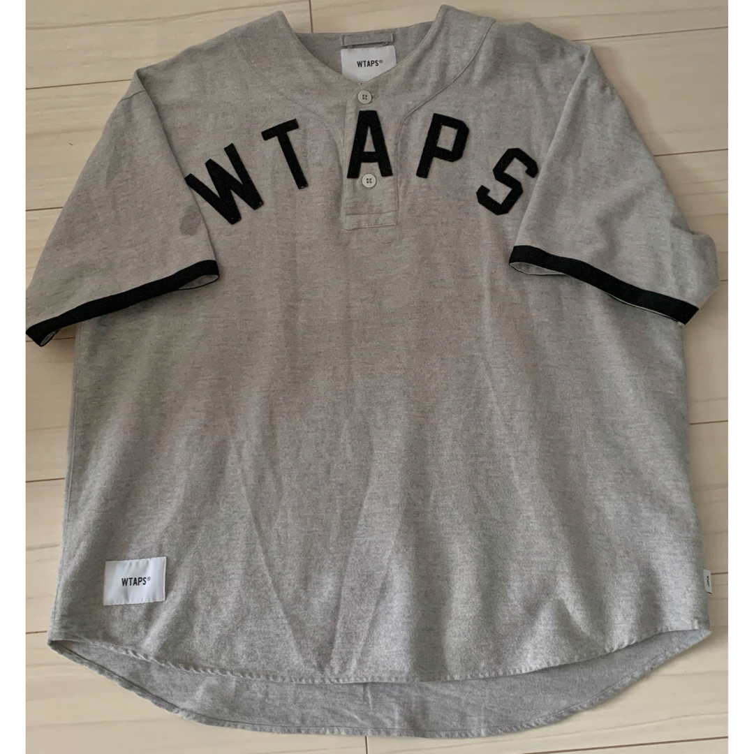 W)taps - WTAPS ベースボールシャツ LEAGUE /FLANNEL GRAY X03の通販