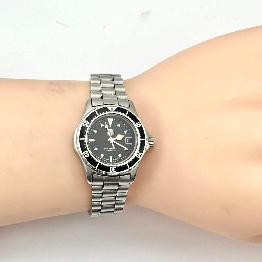 タグホイヤー プロフェッショナル 973.008 ブラック シルバー クォーツ