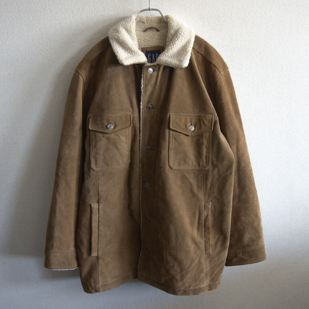 GAP - 【美品】OLD GAP【スエード レザー ボアジャケット】 XL