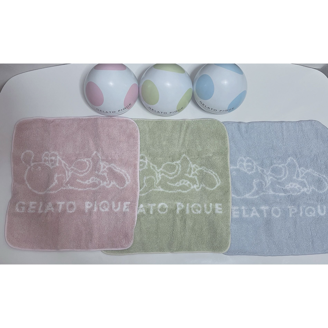 gelato pique - 激レア ジェラートピケ ヨッシー たまご 缶 タオル