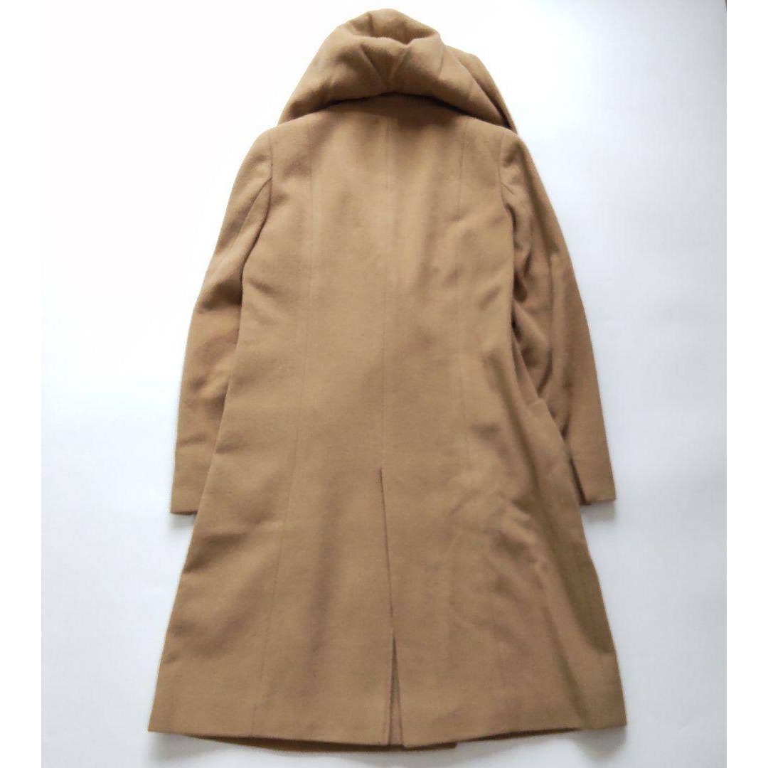 23区 - 良品 23区 アンゴラ混 ウール フード ダブル ロングコート