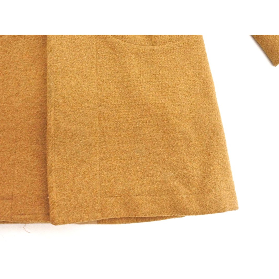 DANTON - DANTON ダントン ウール混 フード付き コート size34