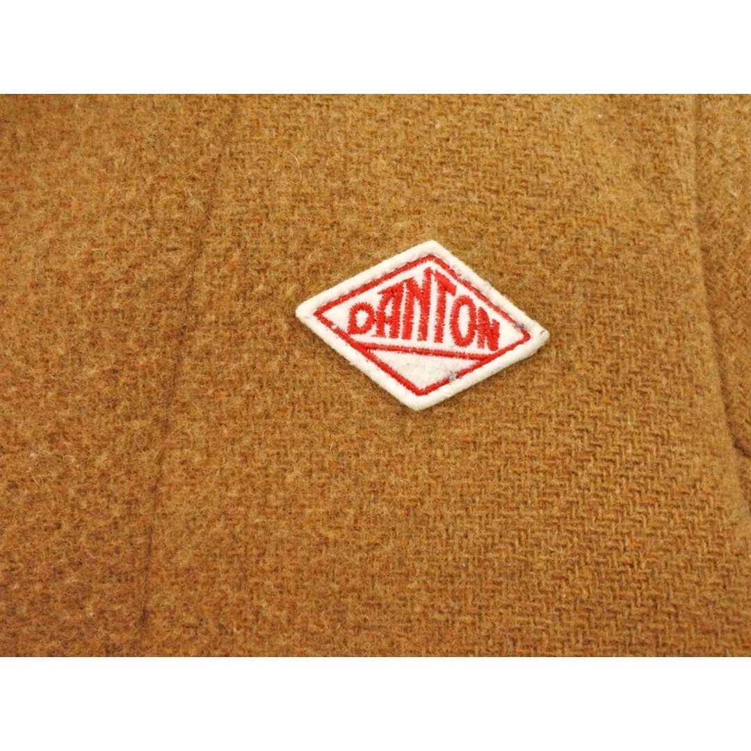 DANTON - DANTON ダントン ウール混 フード付き コート size34