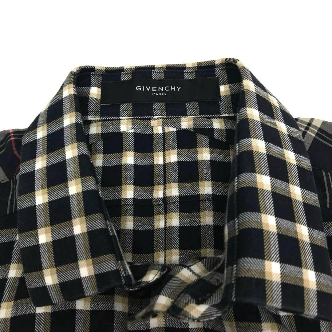GIVENCHY - ☆美品☆GIVENCHY チェック柄 長袖シャツ メンズ サイズ40