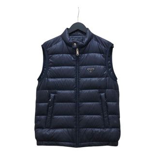 PRADA - プラダ SGC701 三角ロゴプレートコーデュロイダウンベスト