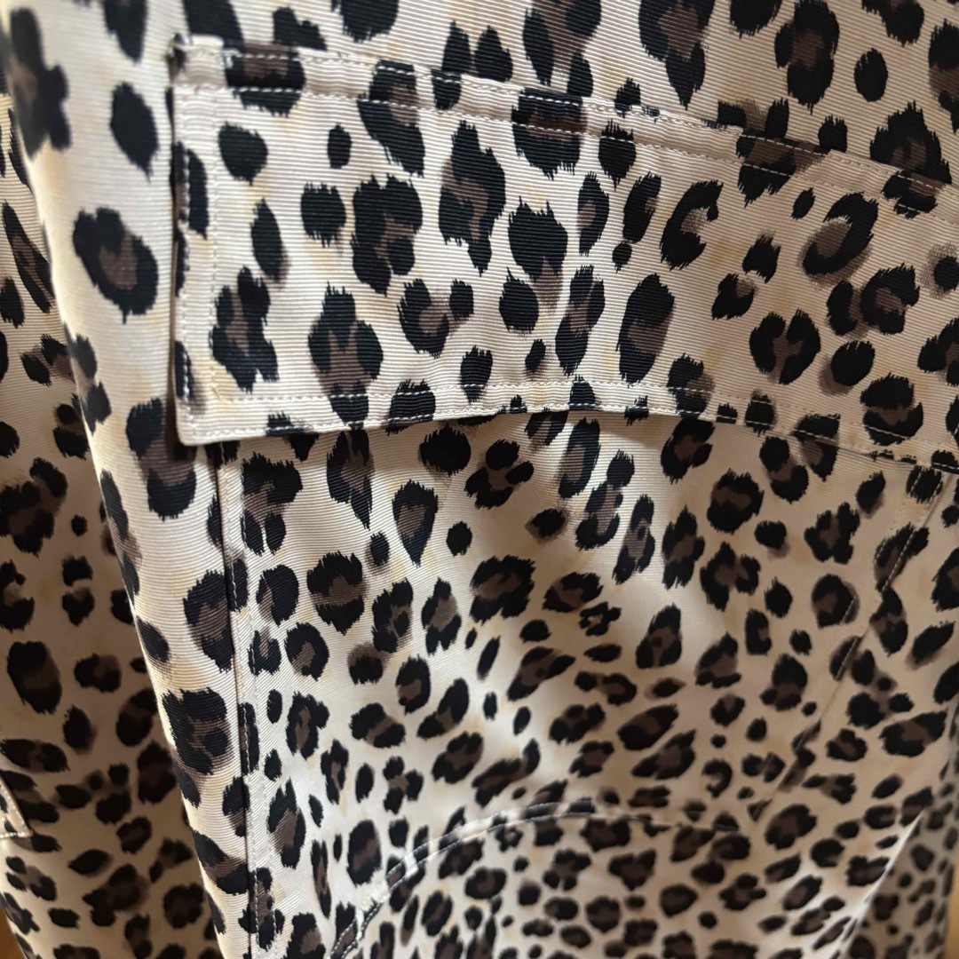 美品 ＜dahl'ia（ダリア）＞レオパード ビッグコート アニマル FREE