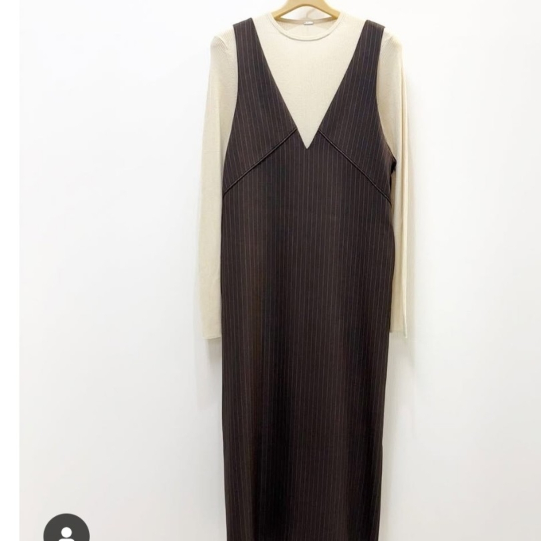 Mila Owen - 新品タグ付 クルーネックニット×Aラインキャミレイヤード