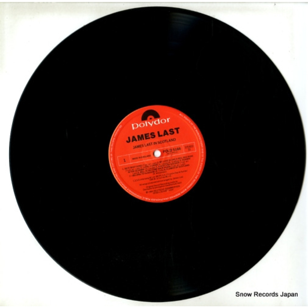 レコード】ジェームス・ラスト in scotland POLD5166の通販 by スノー